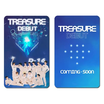 

100 Pcs/Set Kpop TREASURE Double-sided Round Corner Small Card Photo Card LOMO Card Fans Collection