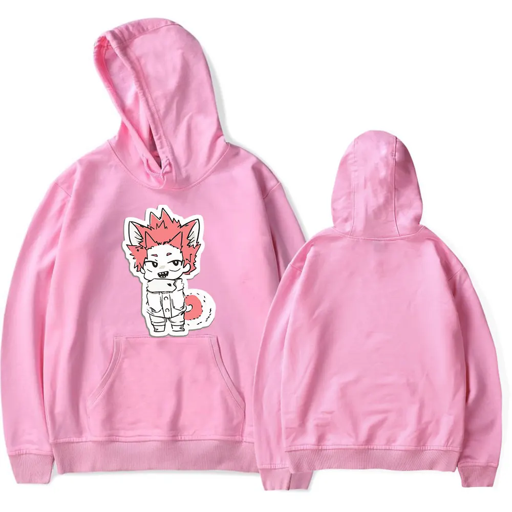 

Cute Printed Comic My Hero Academia Hoodies Men Women Sweatshirts Cartoon Hip Hop Streetwear Casual Boys Girls Pink Pullovers