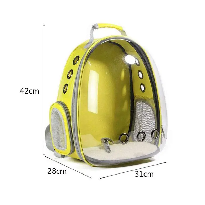 HHO-Portable Pet/Cat/Dog/Puppy Backpack Carrier Bubble, New Space Capsule Design 360 degree Sightseeing Rabbit Rucksack Handbag