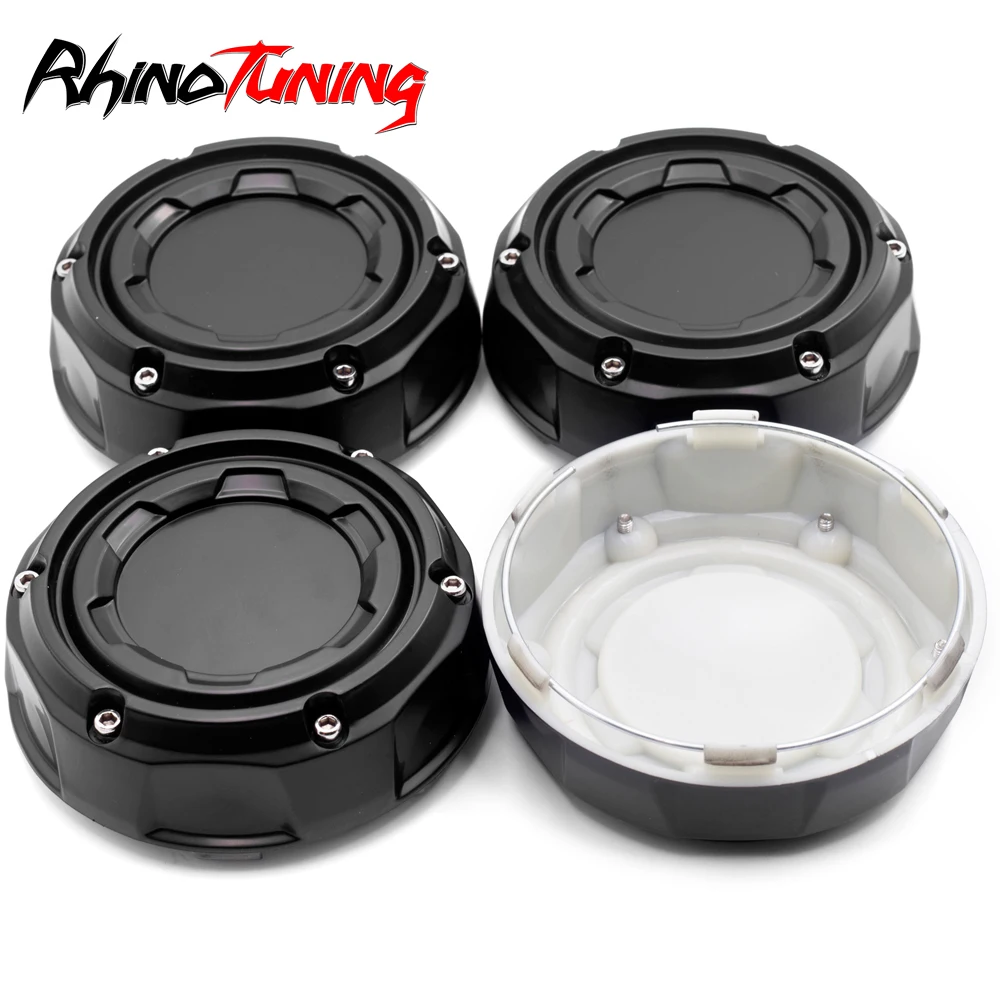 

4pcs 109mm Raxer Wheel Center Cap For 4.29in RXR10 RXR50 RXR10 XR50 XR10 AT06 Refits Car Acessroies Black Hubcap