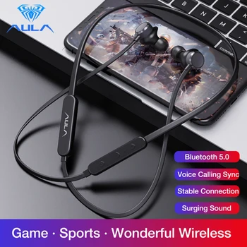 

Bluetooth 5.0 Wireless Sports Headset Magnetic Stereo Earphone Bass Music Noise Cancelling For All Smartphone
