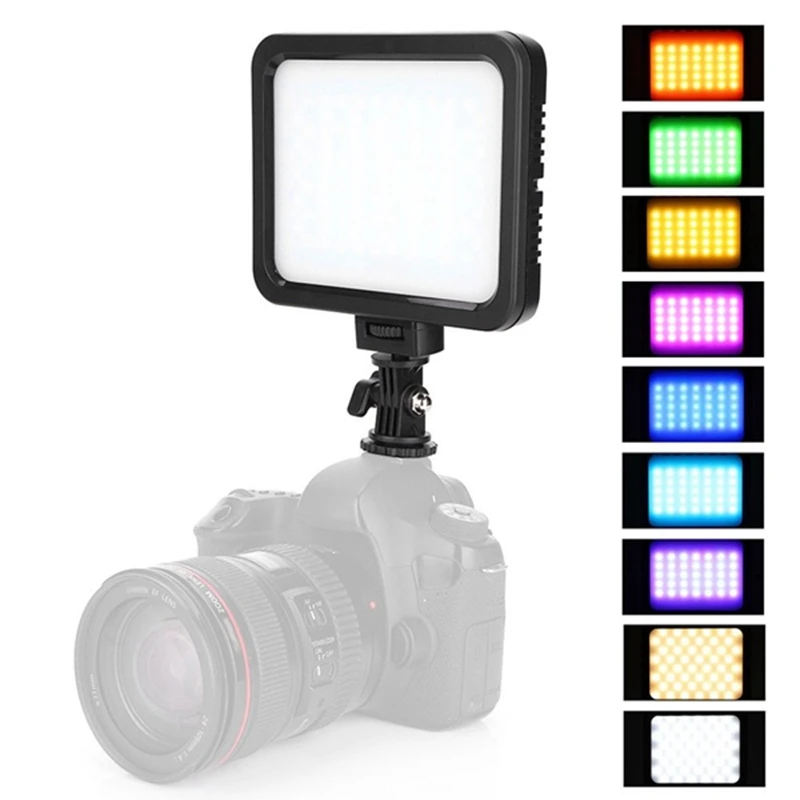 

FFYY-ZIFON ZF-RGB360 Multicolor And 3200K-5700K LED Video Light Lamp Photo Studio Lighting for Camera OY