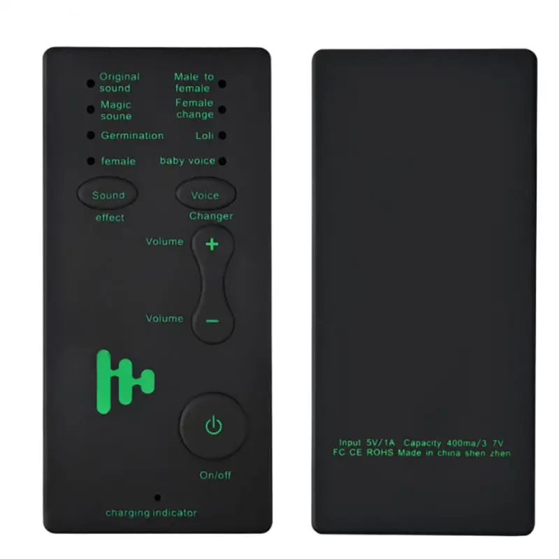

7 Different Sound Changes Voice Changer Adapter Microphone Disguiser For Kids XBOX PS4 Phone IPad Computer Laptop Tablets