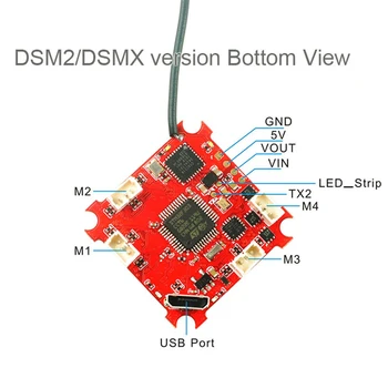 

ESC Receiver 4 In 1 Module Stable Easy Install Replacement Part For Racing Drone Flight Controller Current Counter Programmable