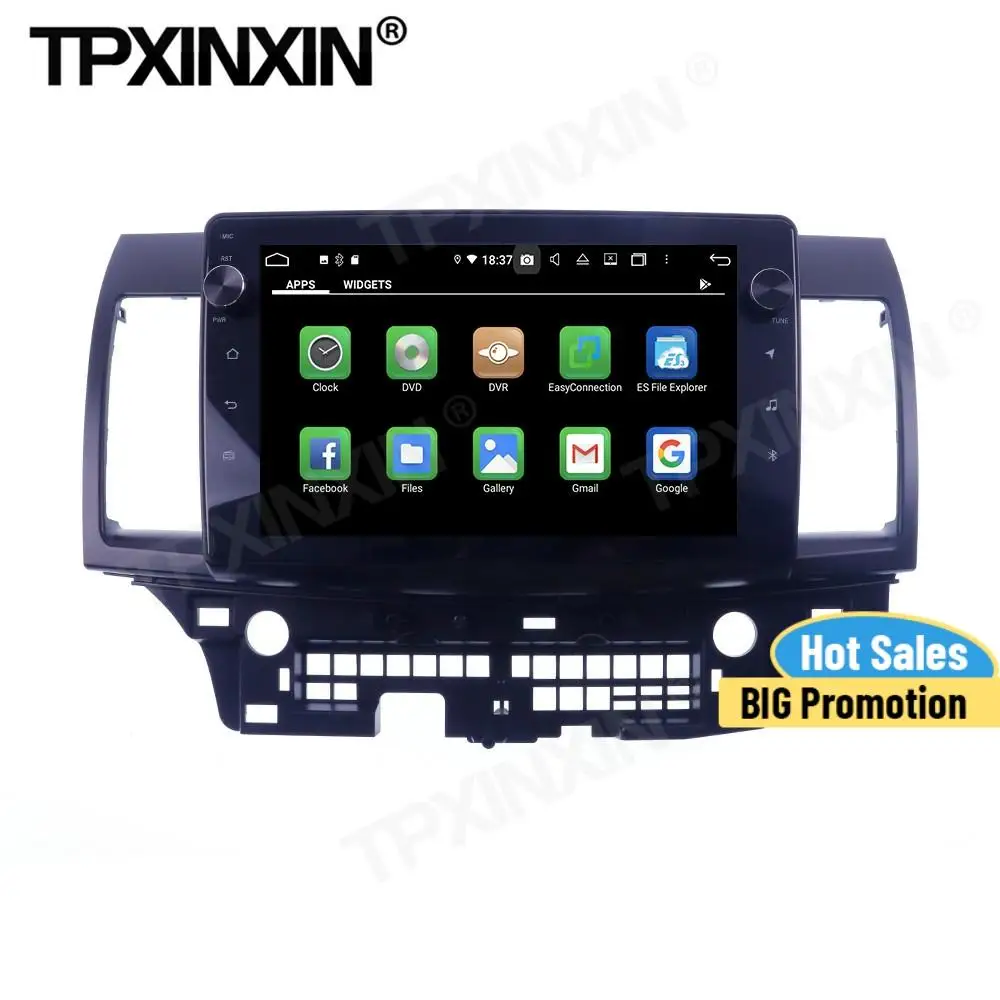 

Carplay Car Radio 2 Din Receiver Recorder Android For Mitsubishi Lancer 2007-2012 2013 2014 2015 GPS Player Auto Audio Head Unit