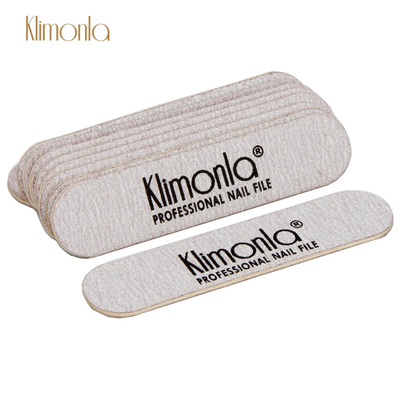 Профессиональная пилка для ногтей 25 шт./лот серая двухсторонняя пилочка гелевого