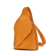 Новинка, стильный практичный рюкзак через плечо с листьями, Повседневная универсальная модная женская сумка на грудь