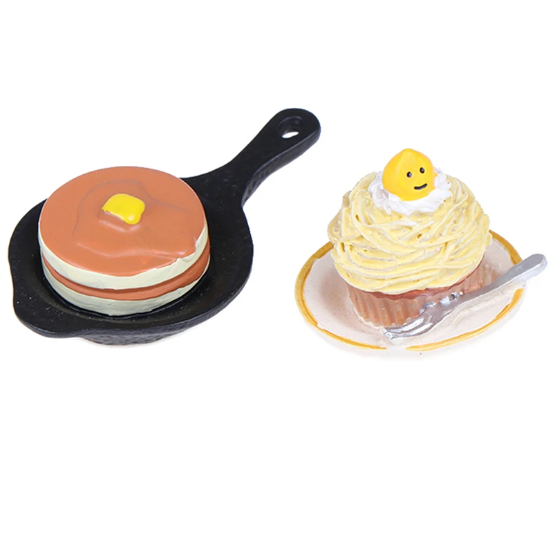 シミュレーションコーヒーケーキパンケーキ食品デザートドールハウスミニチュア人形アクセサリーオーナメントキッチンおもちゃデザート Kitchen Toys Aliexpress