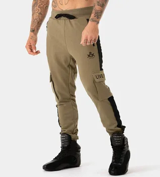 

2019 Autumn And Winter New Gyms Fitness Sports Pants Men's Fashion Casual Multi-Pocket Fitness Jogger Pants M-XXXL