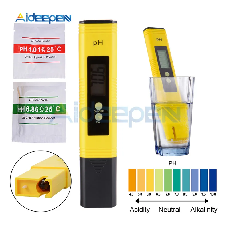 Цифровой измеритель PH 0,00-14,0 PH тестер+ TDS& EC TDS-3 термометр 0-9999us/см 0-9999ppm 0,1-80,0 градусов 3 в 1 монитор воды