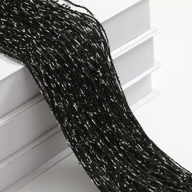 1x2m New Shiny Tassel Silver Line String Curtain Valance Living Room Divider Wedding DIY Home Decor 
