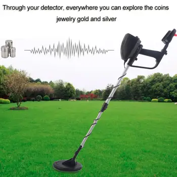 

Portable Light weight Underground Metal Detector Length Adjustable Gold Treasure Metal Finder Hunter Under Shallow Water MD4030