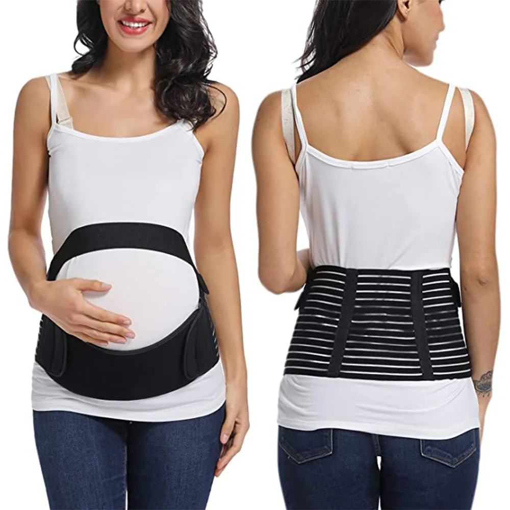 Maternity Support Band M-3XL Women Maternity Belt Waist Care Abdomen Support Brace Protector Support Belly Band Back Clothes Adjustable Mujer Pregnancy