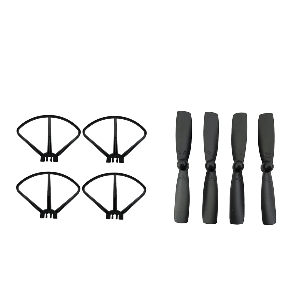 Propeller Blades Protector Guard Cage and Props for MJX B3 Mini Quadcopter - Black