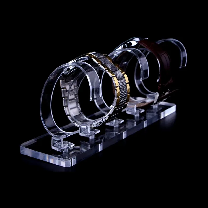 Clear Acrylic Watch Display Stand Storage rack Watch Display Frame Bracelet Holder Jewelry Showcase