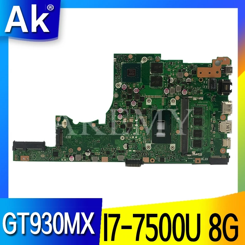  Akemy X405UR For ASUS X405U X405UN X405UR X405URR X405URP X405UQ X405UF Laotop Mainboard X405UR Mot