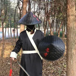 Chapeau Traditionnel Chinois En Bambou Couvre Chef De Samourai Japonais En Paille Couvre Chef De Cosplay Oriental Couvre Chef De Ninja Aliexpress