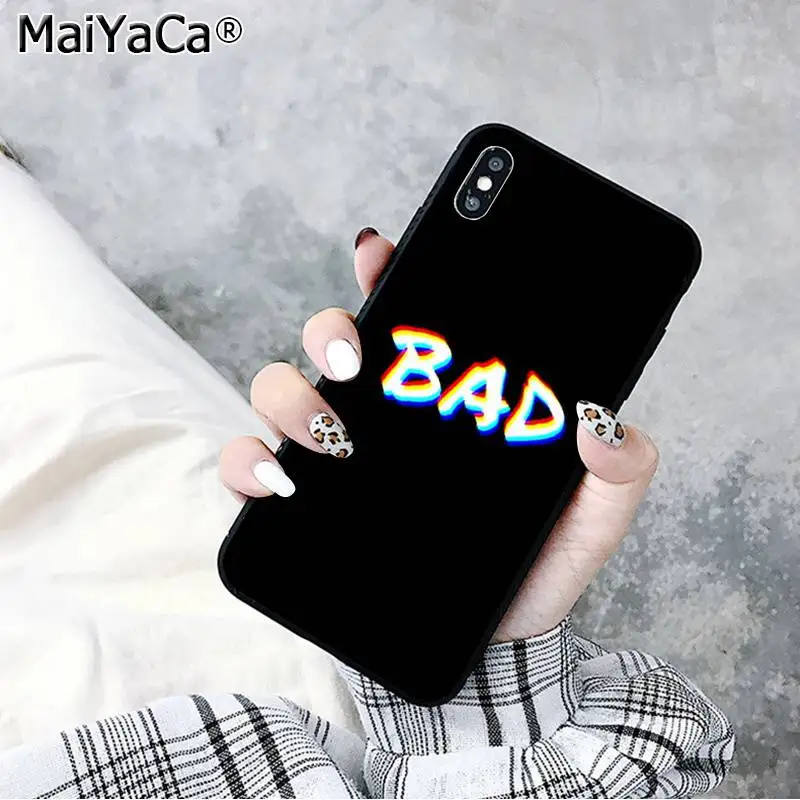 MaiYaCa I'm bad girl сука Красочный милый чехол для телефона iPhone 11 pro XS MAX 8 7 6 6S Plus X 5 5S SE XR чехол