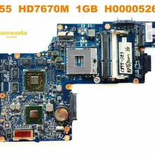 Оригинальная материнская плата для ноутбука Toshiba C855 C855 HD7670M 1 ГБ H000052630 протестированная хорошая