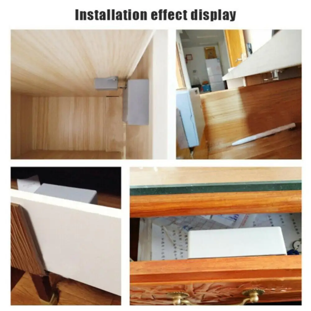 Батарея IC карты сенсор ящика шкафа умный DIY Невидимый Hidde цифровой замок без перфорации отверстие ребенок Невидимый замок
