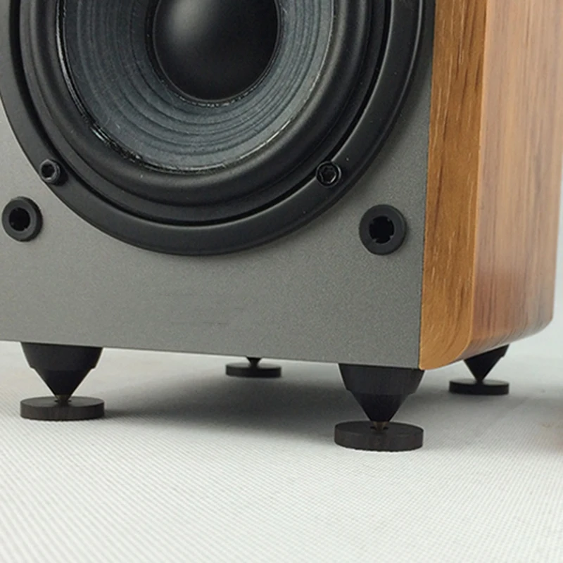 1 Sets Speaker Loudspeaker Spikes Stand Feets Audio Speaker Repair Parts Turntable DIY Speaker Stand Shock Pin Nails and Pads Ac
