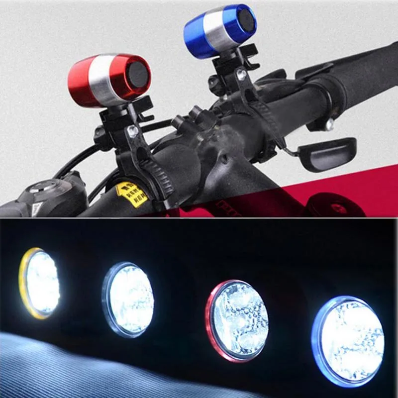 Новый велосипед светильник Предупреждение 6LED мини пивной головной хвост 360