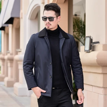 

2019 NEW Winter Parkas Men Youth Cotton Padded Brand Clothing Fashion Casual Slim Thick Warm Mens Coats Male Clothes jacket