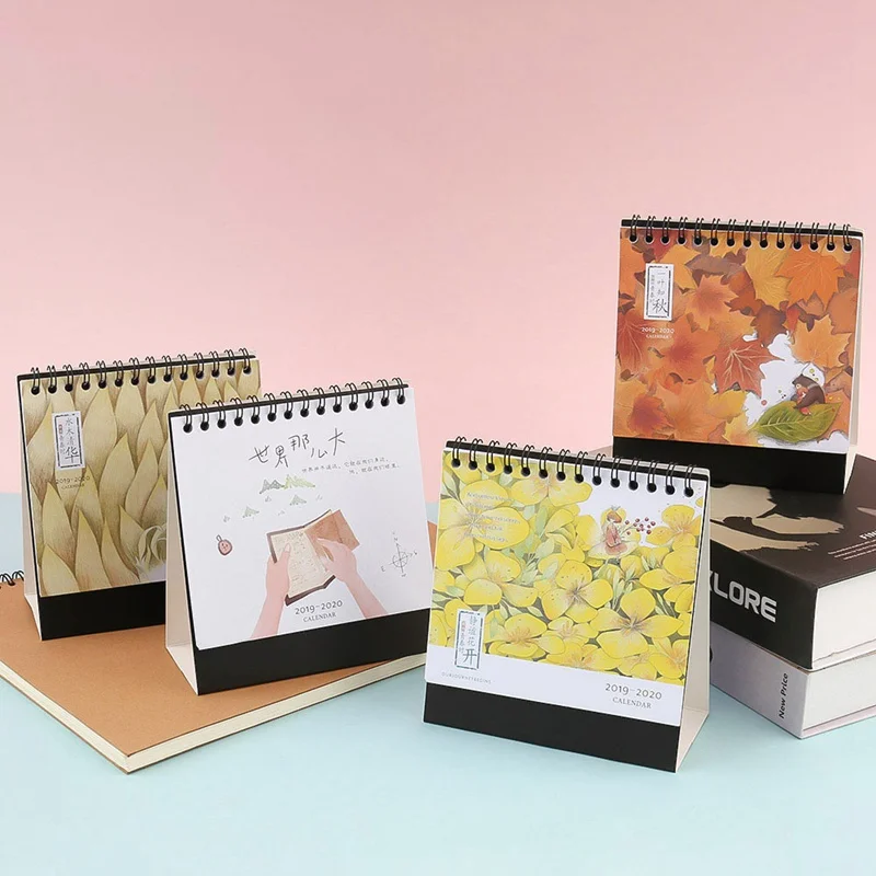 

2019-2020 Cartoon Illustration Desk Calendar Monthly Plan To Do List Creative Calendar Unicorn Notepad Office Desktop Calendar