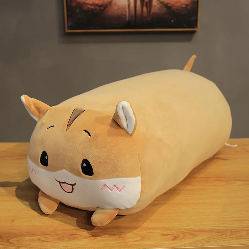 Details about   1pc 28cm/60cm/85cm Kawaii Big Fat Cat Dinosaur Bear Pig Hamster Plush Pillow 