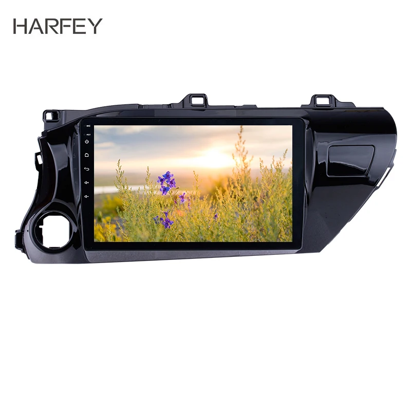

Harfey Car Auto Radio 10.1" Android 8.1 HD Stereo 2Din for TOYOTA HILUX Left Hand Driver 2016-2018 with Bluetooth GPS Navi USB