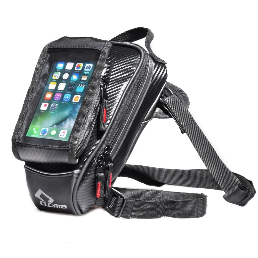 Мотоциклетная сумка чехол водонепроницаемый кожаный на заднее сиденье шлем