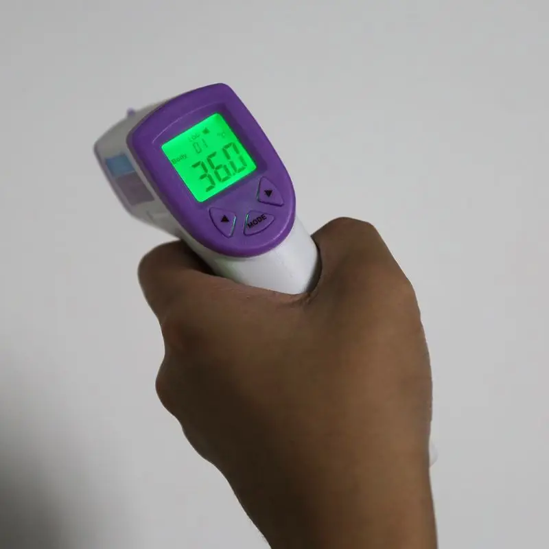 Электронный Детский Взрослый Цифровой термометр инфракрасный Лоб тела Бесконтактный температурный пистолет