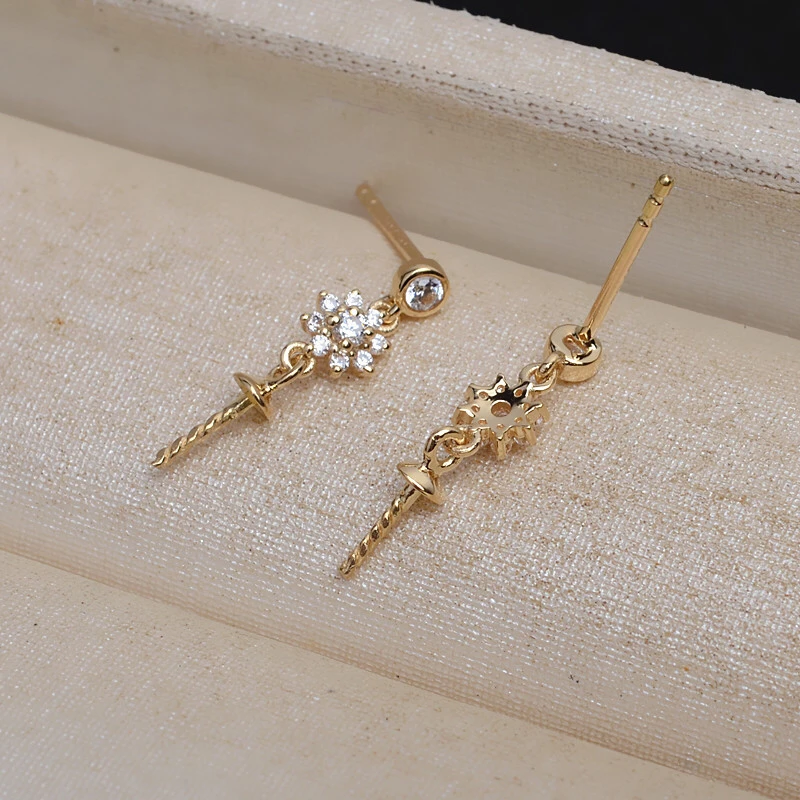 Рисунок 2 - Оригинальные золотые серьги в форме сердца AU 750 18K