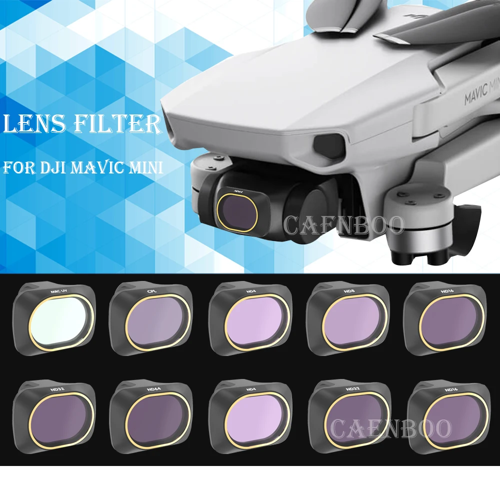 New UYZ Drone Set Filter UV CPL Polar ND4/ND8/ND16/32 Neutral Density Filters Lens Protector For DJI Mavic Mini Camera Accessories Kit 