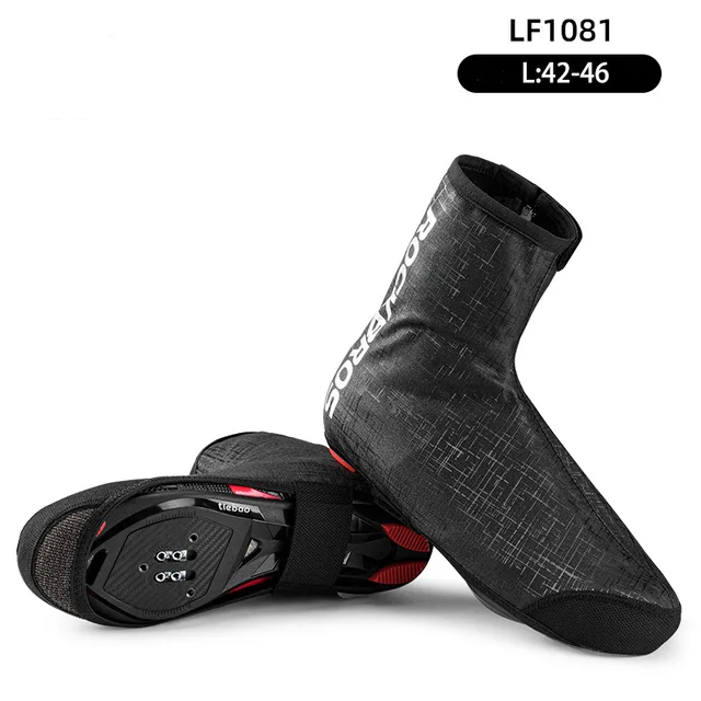 Cubrezapatillas de ciclismo Calentador de bicicleta cálido Resistente al  agua Cubrezapatillas de bicicleta a prueba de viento para zapatos de - L  Sunnimix Cubierta de zapato de ciclismo