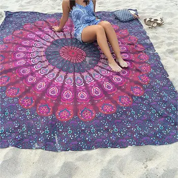 

Wall Hanging Chiffon Towels Tapestry Indian Mandala Towel Beach Mat Home Decor
