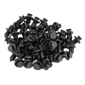 

10mm/100pcs Auto Vehicle Car Bumper Clips Retainer Fastener Rivet Door Panel Fender Liner For Honda