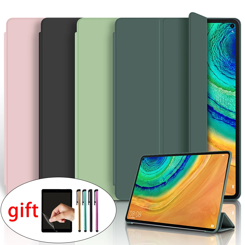 case For Huawei Matepad Pro 10.8 5G/Honor V6 10.4 Soft Silicone Cover Mediapad T10S 10.1/T10 9.7 M6 8.4 Smart Sleep Wake Funda | Компьютеры