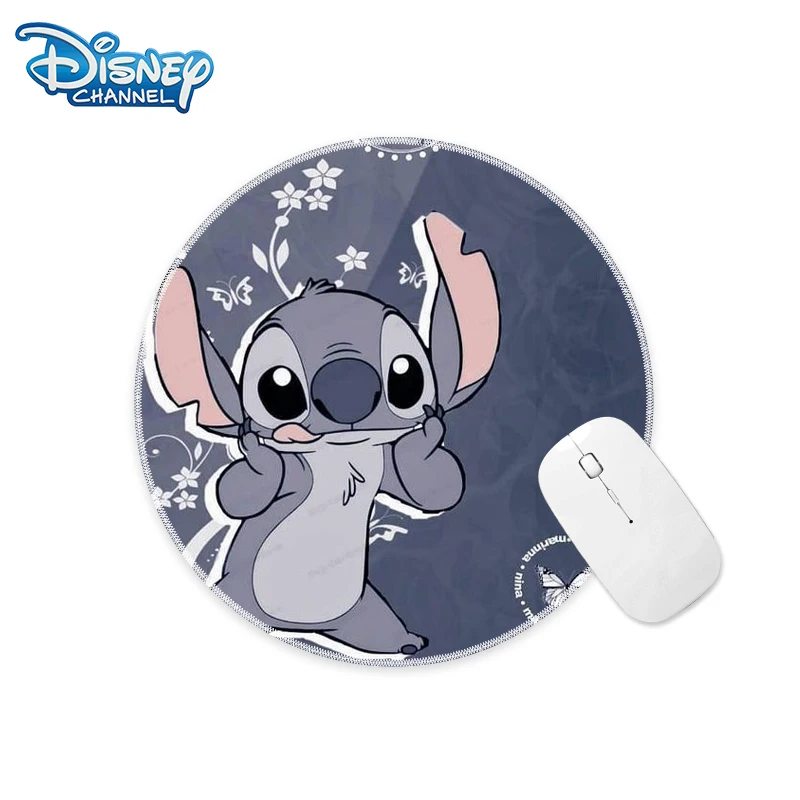Милые Противоскользящие коврики для мыши Disney Лило Стич геймерские ноутбука ПК
