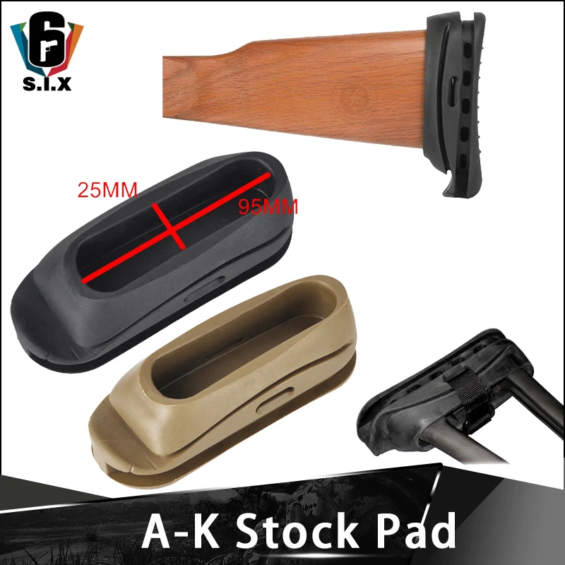 Element Airsoft AK47 страйкбол сток ударопрочный резиновый Recoil Pad AK47 аксессуары прикладочный запас Pad Пейнтбольная винтовка ружья Аксессуары