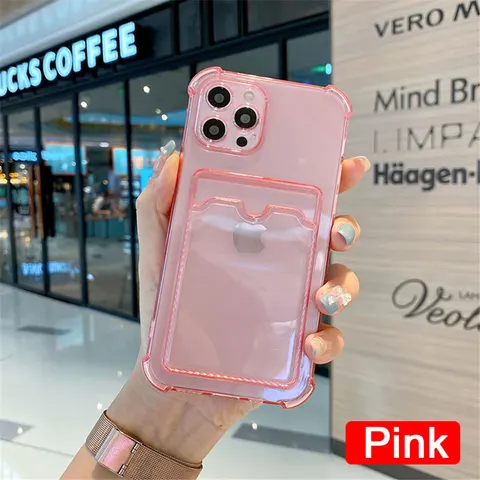 Bag Transparent Phone Case For iPhone 11 12 13 Pro Max Lens Protection on iPhone Xr Xs Max 7 8 Plus SE 2020 Soft Back Cover