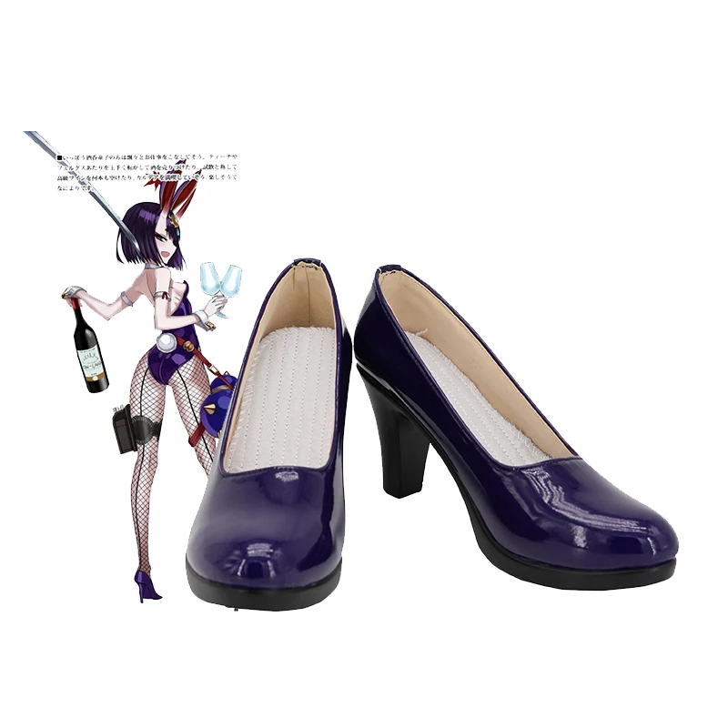 Обувь для косплея Fate Grand Order Shuten-douji сапоги Хэллоуина карнавала костюма аксессуары