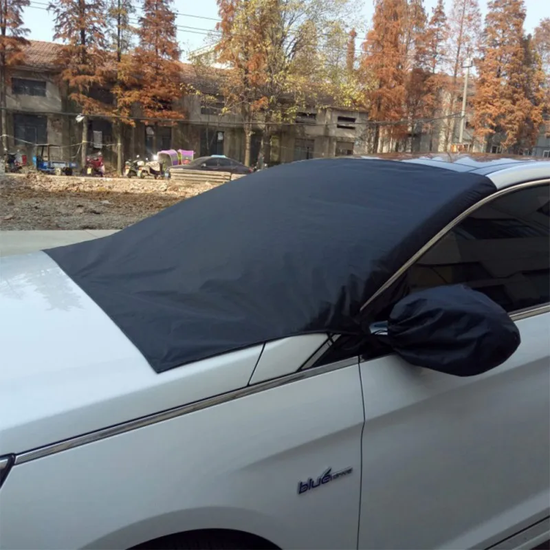 Горячая автоматическая защита от солнца на лобовое стекло Снежная крышка водонепроницаемый автомобильный Мороз солнцезащитный протектор снег и мороз