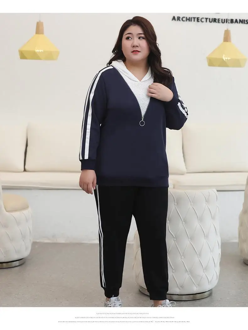 3XL-7XL женские толстовки свитера больших размеров Осенние повседневные пуловеры с капюшоном 5XL 6XL Большие размеры свитера Топы