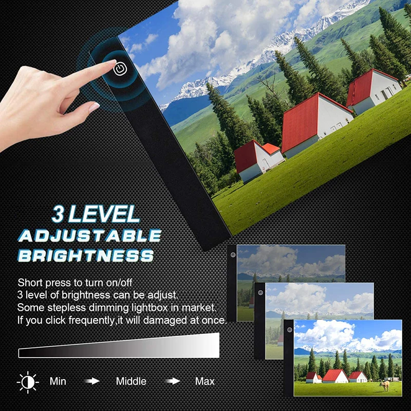 2022 A2/A3/A4/A5 LED 라이트 패드 다이아몬드 페인팅 Artcraft 트레이싱 라이트 박스 보드 디지털 태블릿 페인팅 드로잉 태블릿
