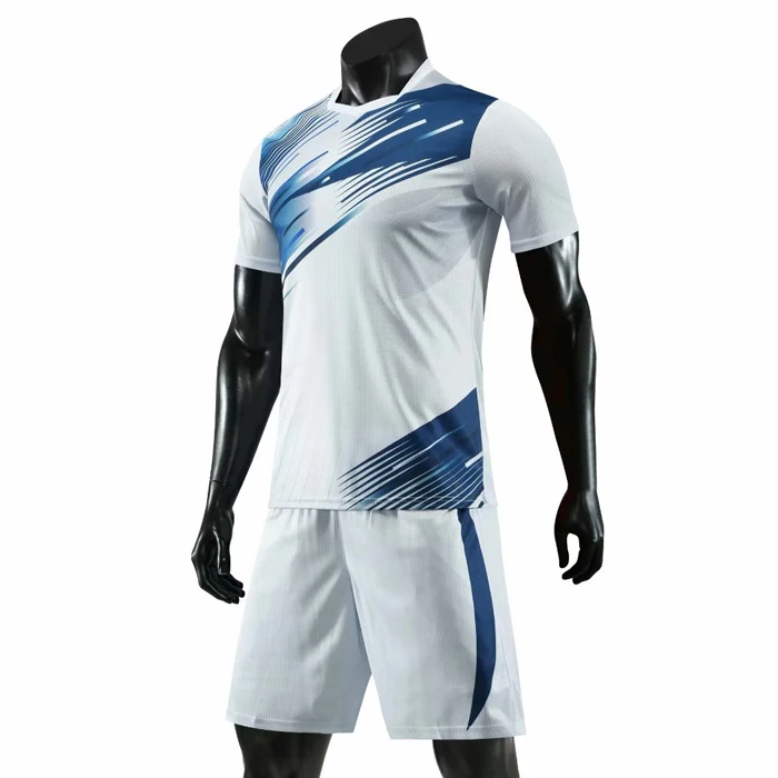 DIY футбольный костюм для мужчин на заказ Летний набор для взрослых детей тренировочная Форма одежда с коротким рукавом Футбол Jeyser для мужчин Спорт - Цвет: White
