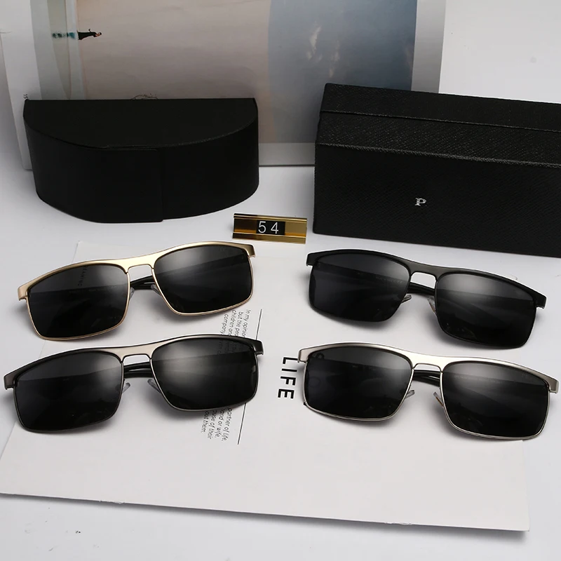 Новинка, Мужские поляризационные солнцезащитные очки, мужские брендовые дизайнерские солнцезащитные очки, очки для улицы, очки для рыбалки, UV400, 4 цвета