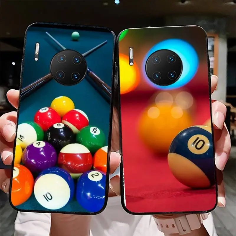 Чехол для телефона с бильярдными шариками YNDFCNB huawei mate 10 20 lite pro X Honor play Y6 5 7 9 prime 2018