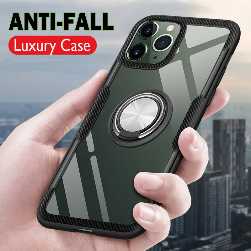 Роскошный противоударный чехол Magentic для IPhone X XR XS 11 Max Pro бампер 8 7 6 6s Plus