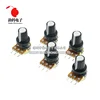 5pcs/lot WH148 1K 10K 20K 50K 100K 500K Ohm 15mm 3 Pin Linear Taper Rotary Potentiometer Resistor for Arduino with AG2 White cap ► Photo 2/4